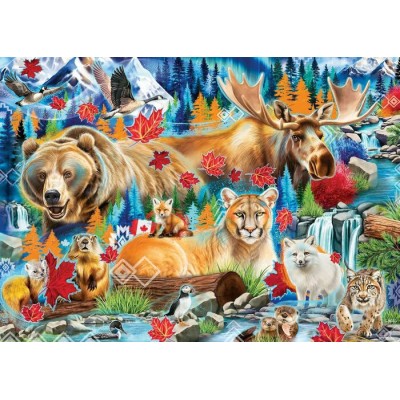 Ravensburger - Casse-tête Animaux du Canada 1000 pièces