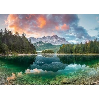 Ravensburger - Casste-tête Zugspitze à l'Eibsee 1000 pièces
