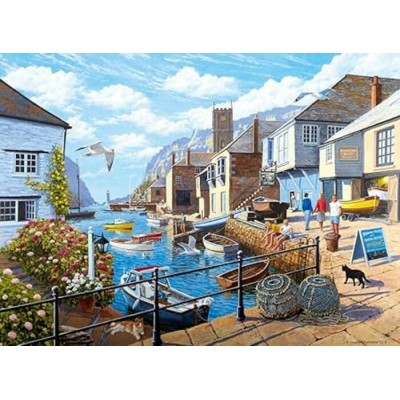 Ravensburger - Casse-tête Port tranquille 500 pièces