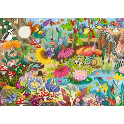 Ravensburger - Casse-tête Petit monde des jardins 1000 pièces