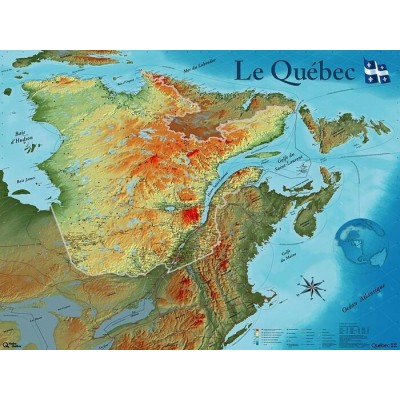 Carte - Le Québec