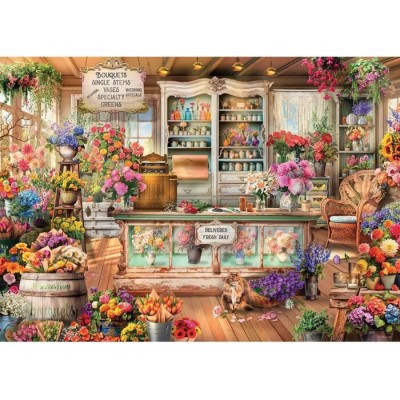 Ravensburger - Casse-tête Boutique de fleurs 1000 pièces