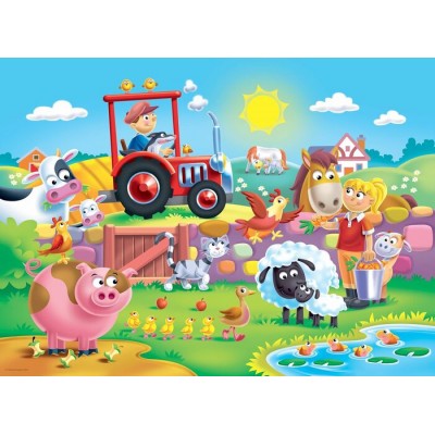 Ravensburger - Casse-tête de plancher Plaisir à la ferme 16 pièces