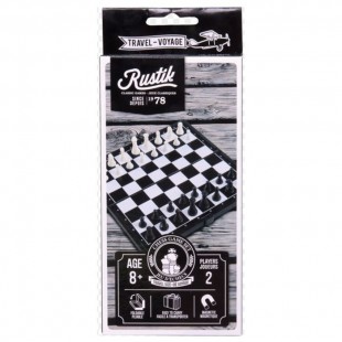 Rustik - Jeu d'échecs magnétique pliable