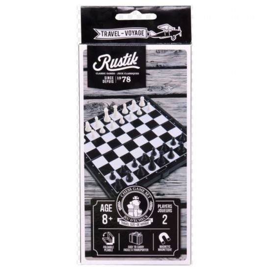 Rustik - Jeu d'échecs magnétique pliable