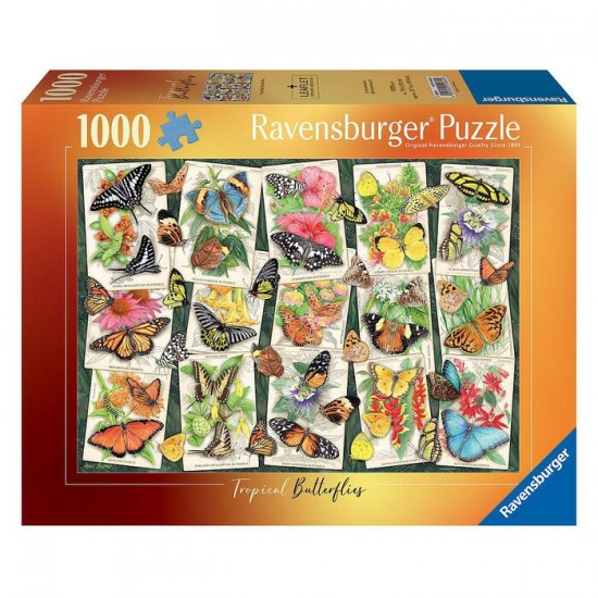 Ravensburger - Casse-tête Papillons tropicaux 1000 pièces