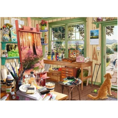 Ravensburger - Casse-tête L'atelier d'artiste 1000 pièces