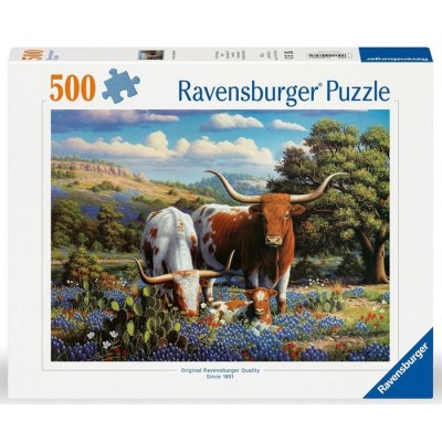Ravensburger - Casse-tête Aimer les longhorns 500...
