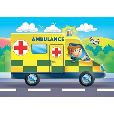 Ravensburger - Casse-tête Véhicules d'urgence 2/3/4/5 pièces