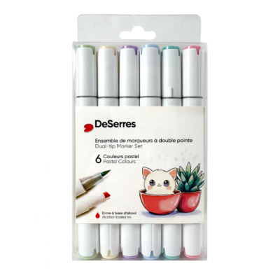 DeSerres - Ensemble de marqueurs à double pointe...