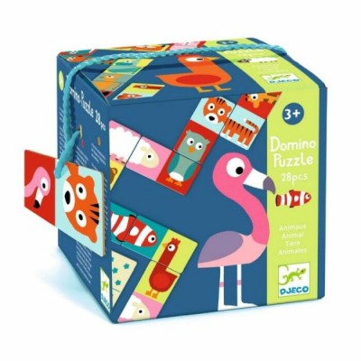 Djeco - Domino Animo-Puzzle
