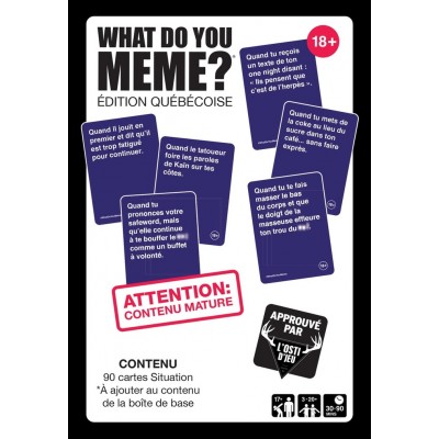 Randolph - What do you meme? Édition Québécoise - Extension 18 ans et + 