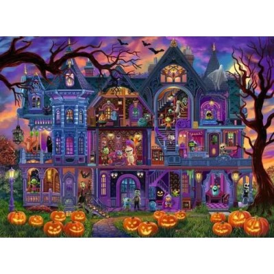Ravensburger - Casse-tête La maison des monstres 100 pièces XXL