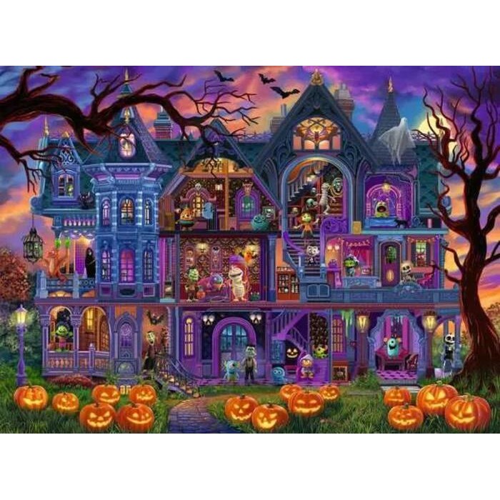 Ravensburger - Casse-tête La maison des monstres 100 pièces XXL Ravensburger - Casse-tête La maison des monstres 100 pièces XXL