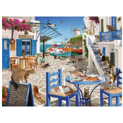 Ravensburger - Casse-tête Les chats de Mykonos 1500 pièces