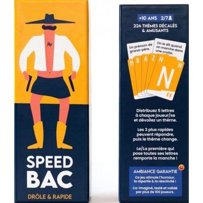 Speed Bac - Drôle et rapide