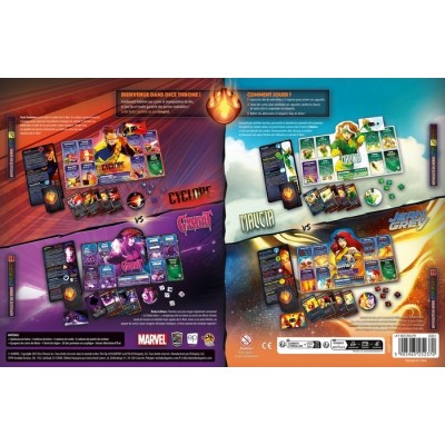 Dice Throne Marvel - Cyclops vs Gambit vs Rogue vs Jean Grey V.F.