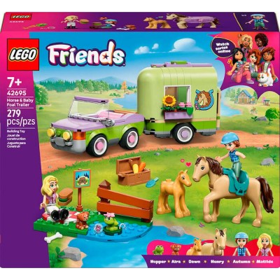 Lego Friends - La remorque du cheval et du poulain