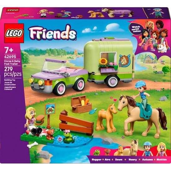 Lego Friends - La remorque du cheval et du poulain