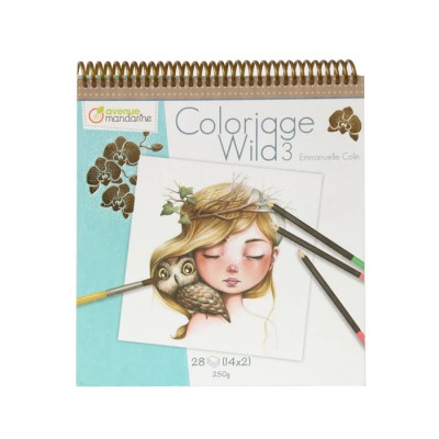 My Mandarine - Carnet de coloriage ''Wild 3''