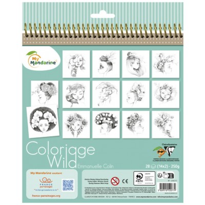 My Mandarine - Carnet de coloriage ''Wild 3''