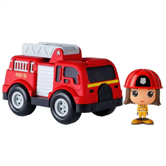 Flek - Camion de pompier avec figurine Kim