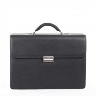 Bugatti - Porte-documents en cuir avec serrure de...