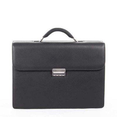 Bugatti - Porte-documents en cuir avec serrure de...