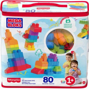 Mega Blocks - Sac de Construction avec 80 Briques