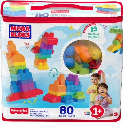 Mega Blocks - Sac de Construction avec 80 Briques