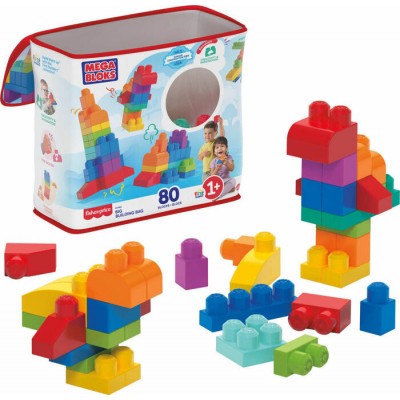 Mega Blocks - Sac de Construction avec 80 Briques