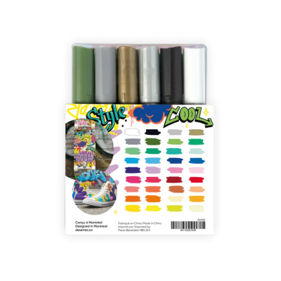 DeSerres - Ensemble de 36 marqueurs acryliques valve 2mm