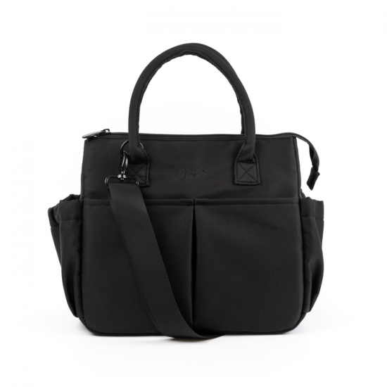 Boîte à lunch style sac à main Cléo Noir