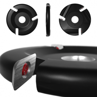 Disque plat en carbure ROTO-CLIP INC. 4'' - 3...