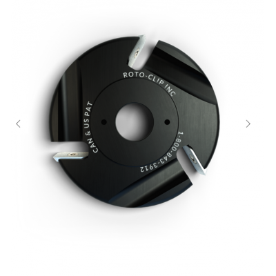 Disque plat en carbure ROTO-CLIP INC. 4'' - 3...