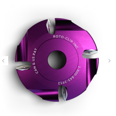 Disque plat en carbure 4 pastilles rondes 4