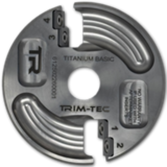 Disque Titanium Basic 4 couteaux 3mm TRIM-TEC