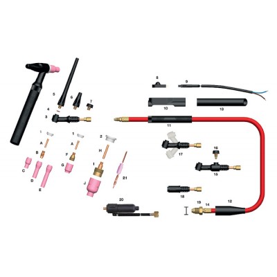 Adaptateur pour câble d'alimentation Tig