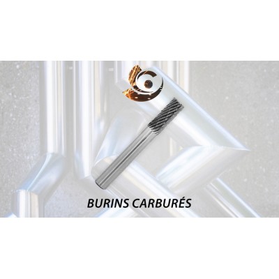 Burin au carbure cylindrique 3/8 WMSB-3NF