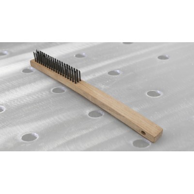 Brosse long acier