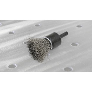 Brosse d'acier tige 1/4 X 1