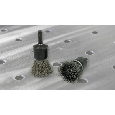 Brosse d'acier tige 1/4 X 1