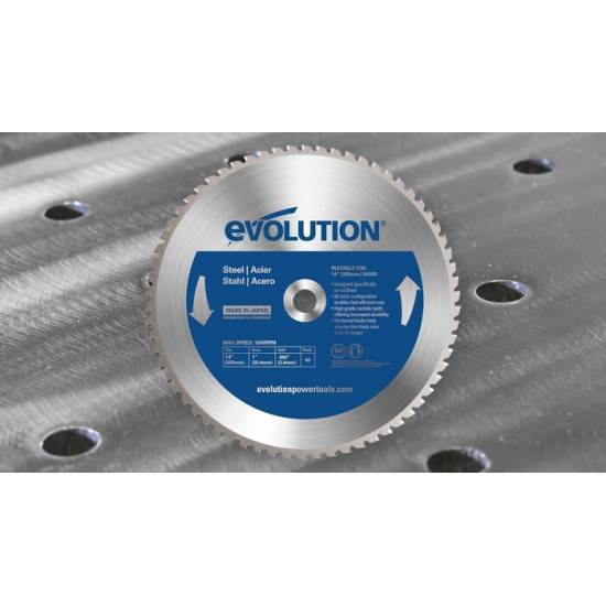 Lame carbure Evolution 14" acier