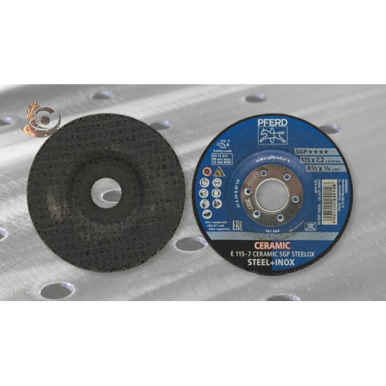 Meule PFERD ceramic  4-1/2 X 1/4 X 7/8