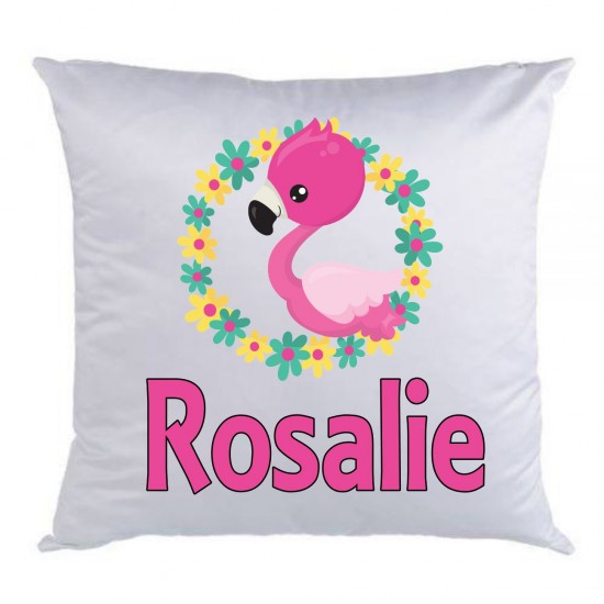Coussin Flamant rose
