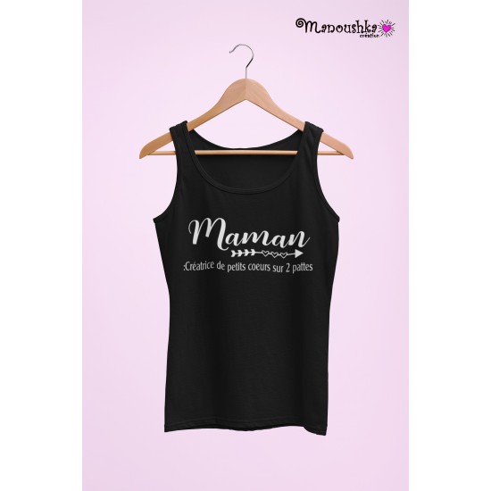 Camisole - Maman créatrice de petits coeur sur 2...