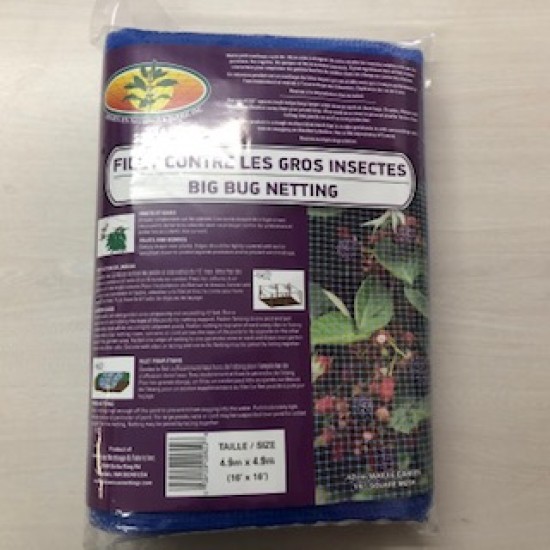 Filet bleu contre les gros insectes 16' x 16' scarabée japonais de American Netting & Fabric inc.