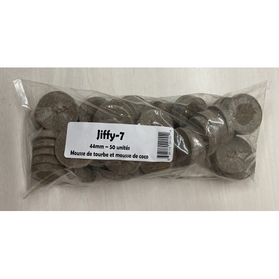 50 pastilles Jiffy-7 