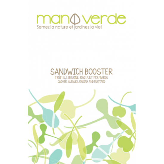 Sac de semences Sandwich Booster Mano Verde 150g 