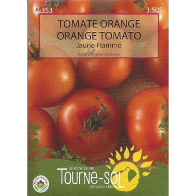 Tomate orange Jaune Flammé